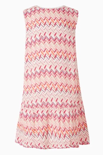 Zigzag Print Dress