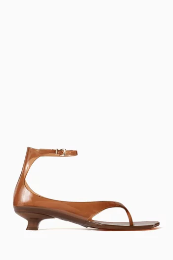 صندل بيرلي ذير بسيور رفيعة مطاط