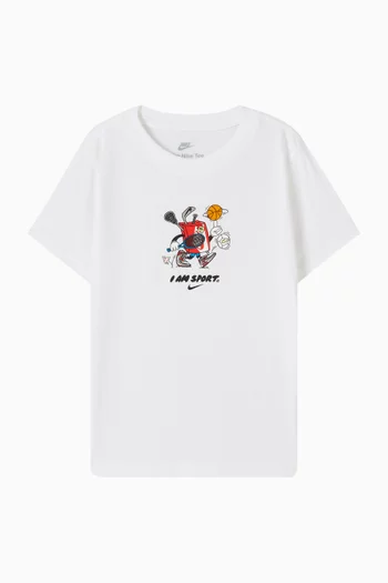 Boxy T-shirt in Cotton