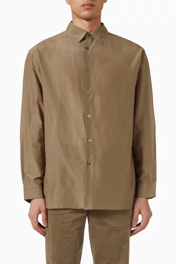 Shirt in Cotton & Silk