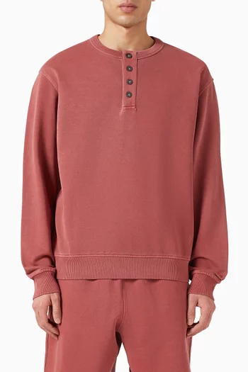 Garment-dyed Terry Sweatshirt