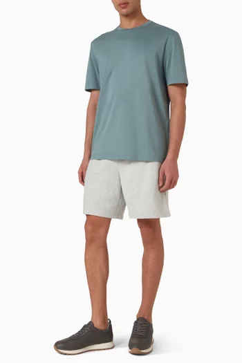 T-shirt in Mercerised Cotton