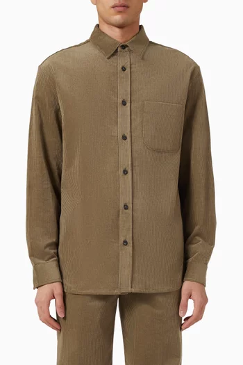 Buttoned Shirt in Corduroy