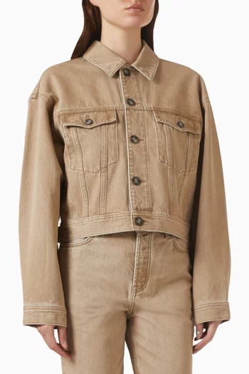 Button-up Jacket in Denim