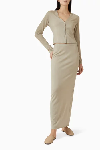 Camelia Cardigan in Merino-silk