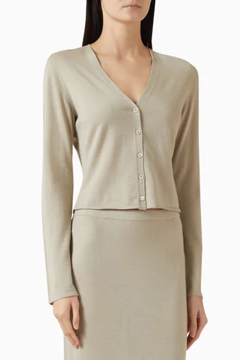 Camelia Cardigan in Merino-silk