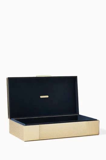 صندوق لوك متوسط نحاس مطلي