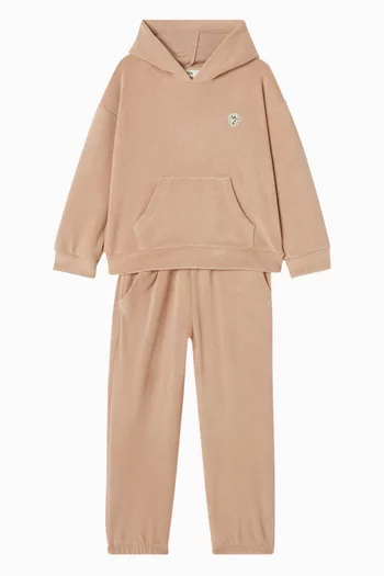 Hooded Fleece Two Piece Set