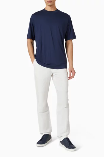 Runner T-shirt in Virgin Wool