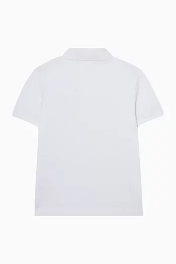 تي شيرت بولو بشعار الماركة قطن