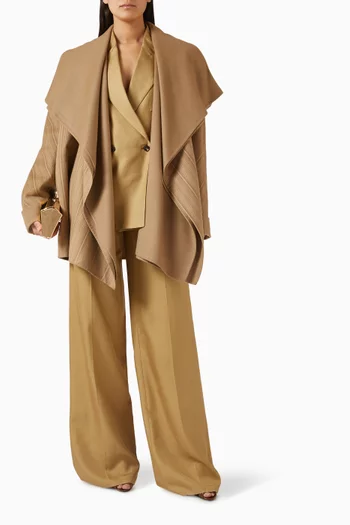 Wide-leg Pants in Silk