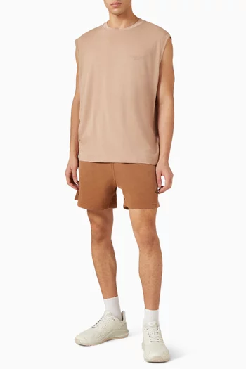 تي شيرت بلا أكمام بقصة فضفاضة وطبعة 247 Team‏