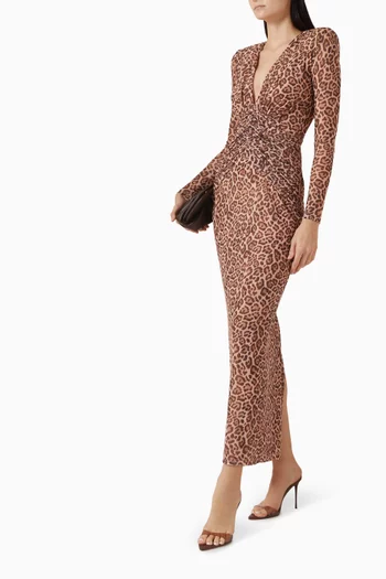 Panthera Maxi Dress in Tulle