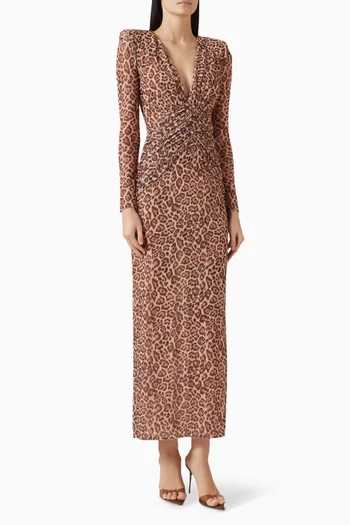 Panthera Maxi Dress in Tulle