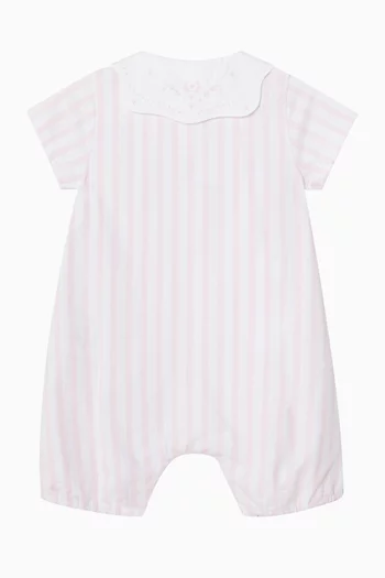 Striped Romper in Cotton