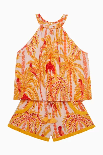 بلوزة كليو برباط حول الرقبة