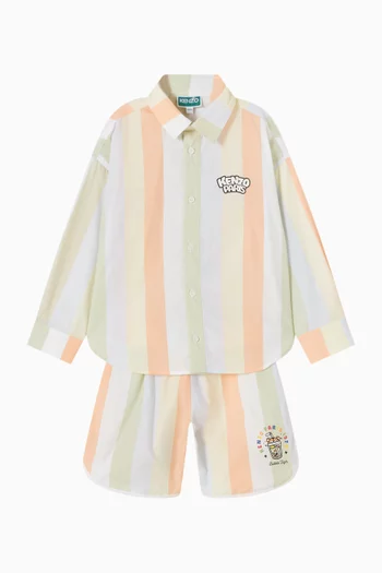 Striped Shorts in Cotton