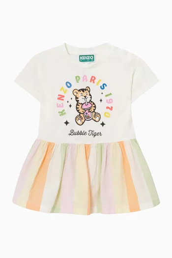 Bubble Tiger Striped Dress