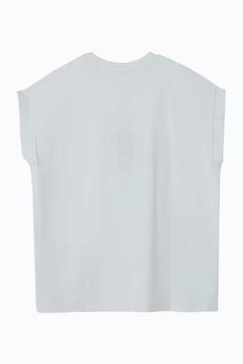 Poppy Print T-shirt in Organic Cotton