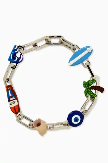 سوار مزين بحلي