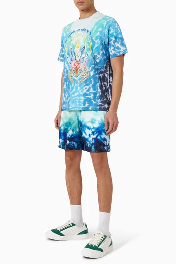 Surf Lotus Tie-dye T-shirt in Cotton-jersey