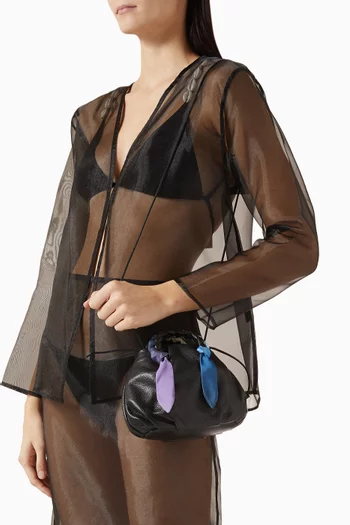 Small Bombon Foulard Bag in Leather