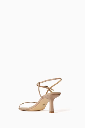 صندل كابريس بكعب 70 مم جلد