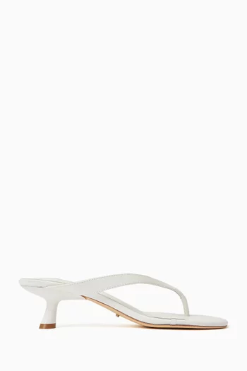 Krista 50 Thong Sandals in Leather
