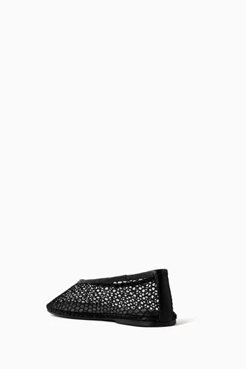 Mazey Ballet Flats in Mesh