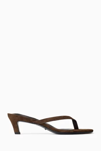 Topaz 50 Thong Sandals in Suede