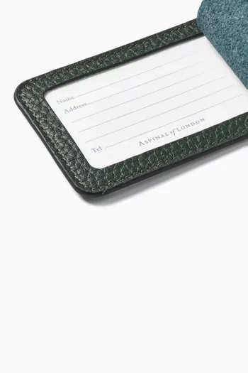 شارة أمتعة جلد بارز الملمس