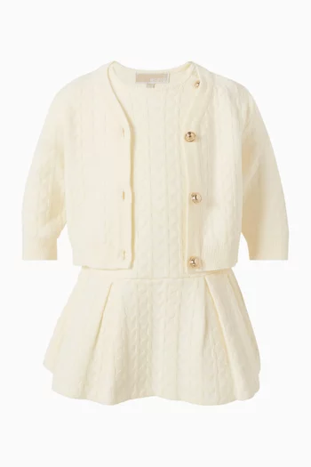 Flared Knitted Dress