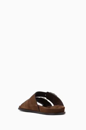 حذاء مفتوح ألبا شمواه جلد