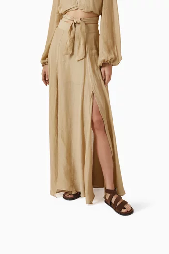 Tide Sandals in Suede Leather