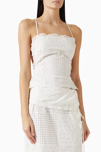 بلوزة إليس بتصميم مشد قطن