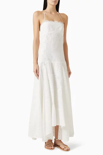 تنورة إليس طويلة قطن