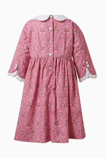 Provenza Floral-print Dress in Cotton