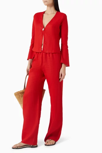 Playa Pearl Pants in Linen