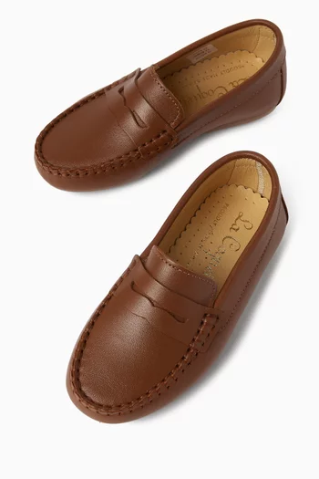 Penny Loafers in Leather