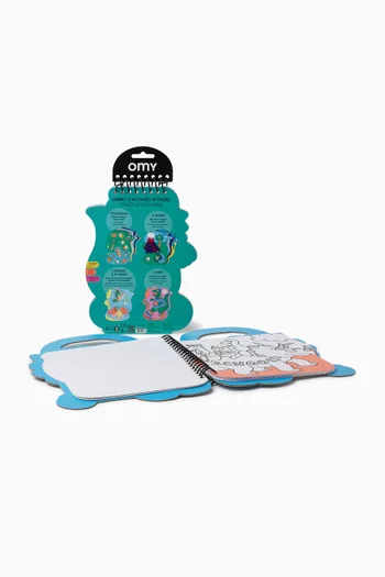 Dino Colouring & Sticker Book Set