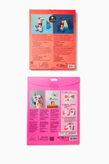 طقم قناع بتصميم يونيكورن ومصباح ليلي لاما 