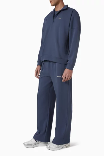 Wide Leg Pants in Cloud Fleece