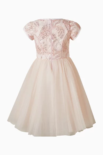 Embroidered Lace Tutu Dress