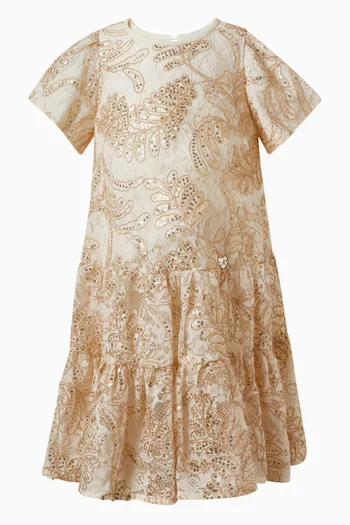 Embroidered Lace Dress