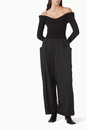 High-waist Track Pants