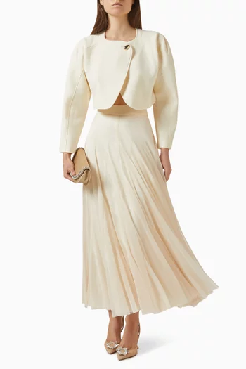 تنورة بقصة على شكل حرف A بألوان متدرجة