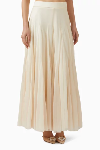 تنورة بقصة على شكل حرف A بألوان متدرجة