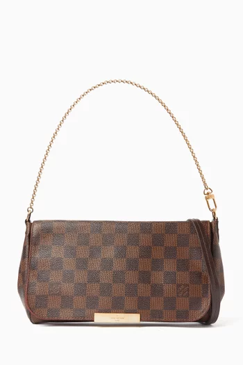 Favorite MM Bag in Damier Ebene Canvas