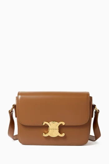 Teen Triomphe Shoulder Bag in Calfskin
