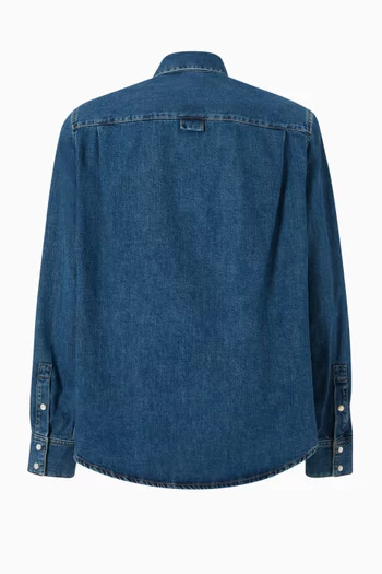 Button-up Shirt in Denim